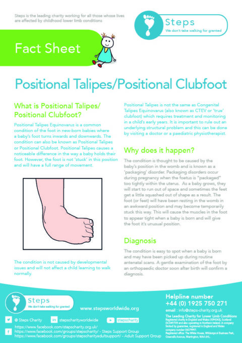 Positional Talipes - STEPS Charity